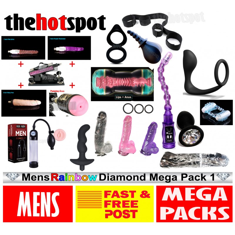 GAY MENS COUPLES DIAMOND PACK 1 SEX TOY MEGA PACK